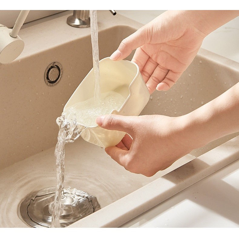 Cutie Alimentara Multifunctionala, pentru Condimente, Gustari, Inchidere Etans, cu Capac si Maner, 8 Compartimente, 32 x 8 x 25 cm, Alb [1]