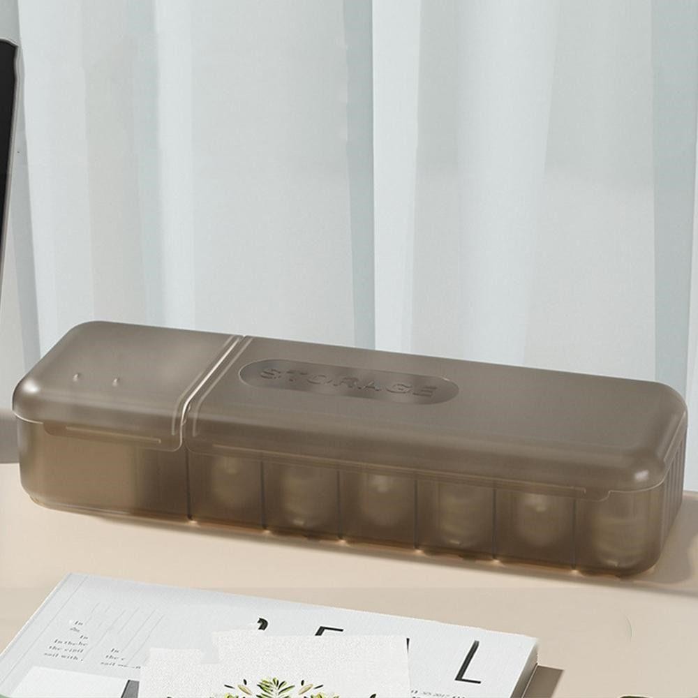 Cutie Organizatoare pentru Cabluri, din Plastic, 28 x 9 x 6 cm, Gri [5]