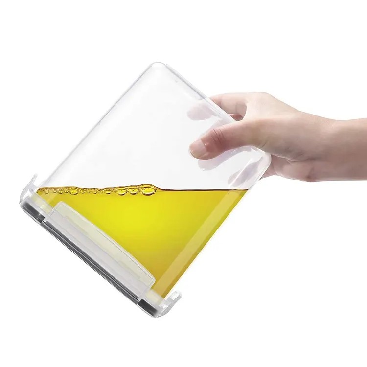 Cutii de depozitare alimente, Set din 8 Cutii pentru Condimente, Cereale, Cutii pentru Bucatarie, din Plastic PP, Cutii Alimentare, Diferite Dimensiuni, Transparente [1]