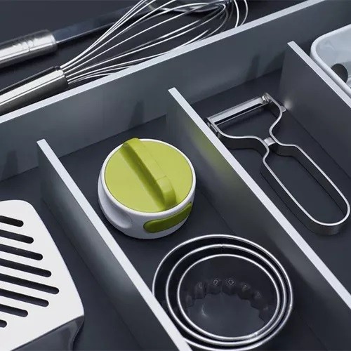 Desfacator Manual de Conserve si Sticle, 6.8 x 4.8 cm, din ABS + Otel, Verde/Alb [2]