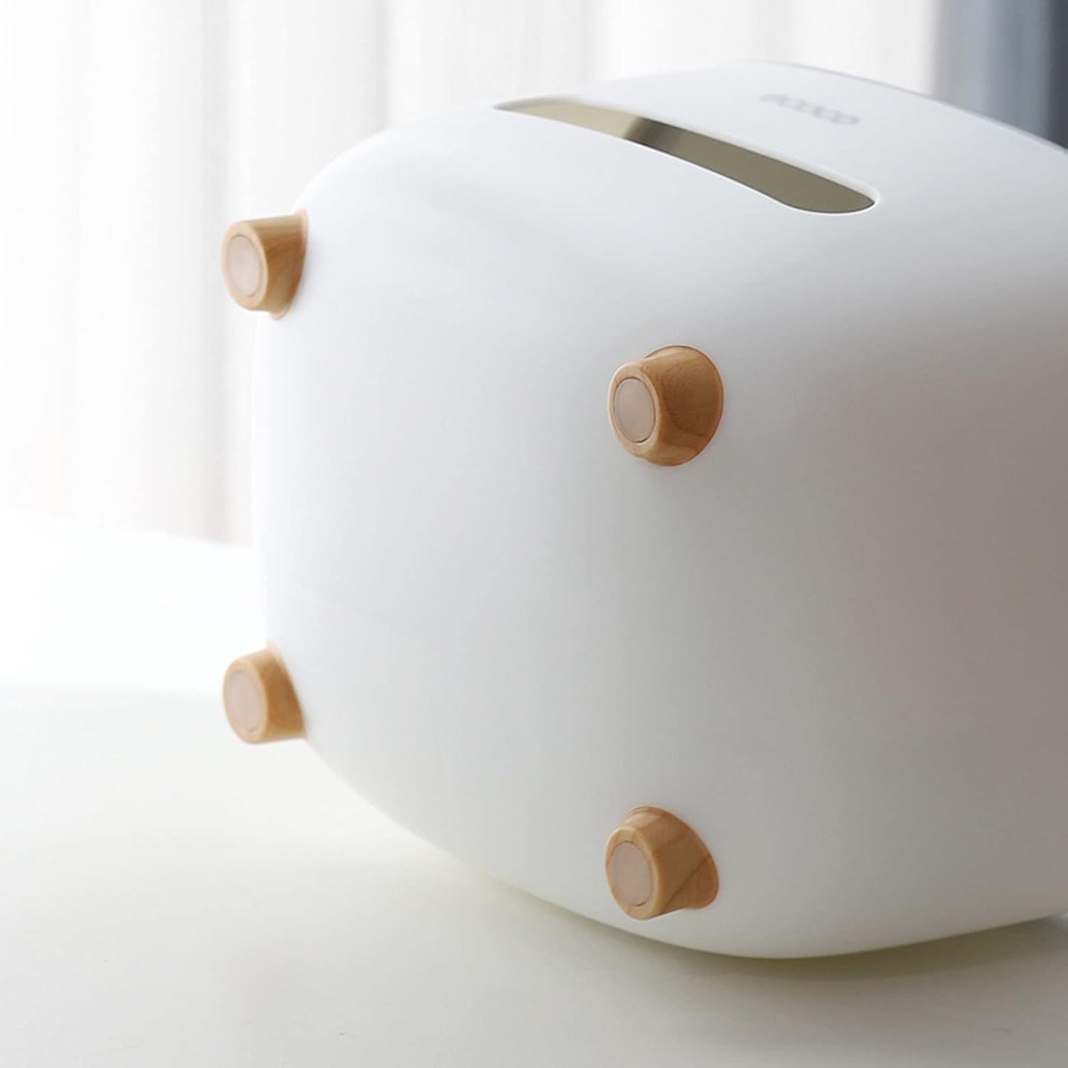 Suport pentru Servetele, Cutie Multifunctionala, Design Minimalist, ABS, cu Suport pentru Obiectele Personale, pentru Birou, 21x12x12 cm, Roz [1]