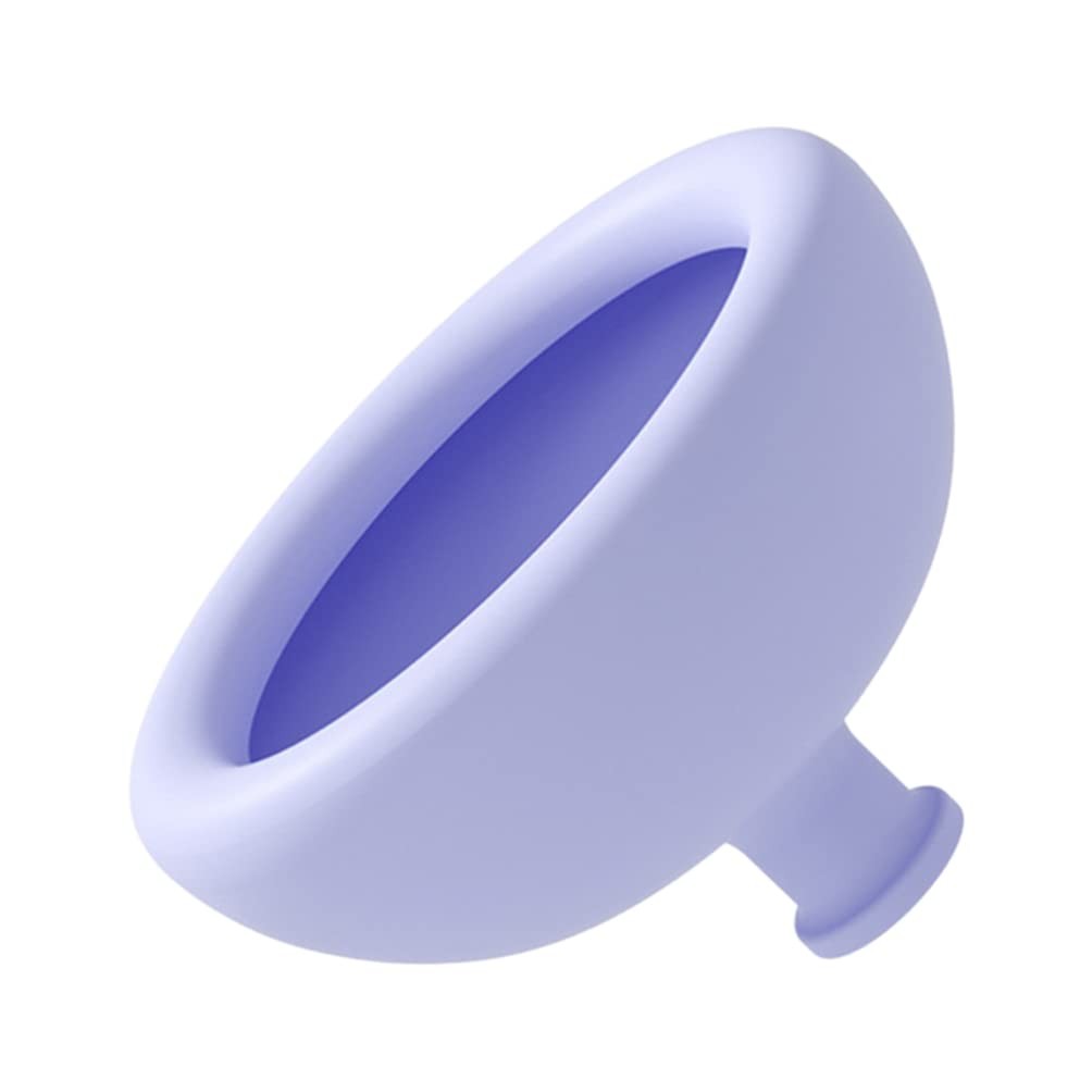 Dispozitiv Terapeutic Sputa, Cupa pentru Terapie Toracica, Dispozitiv de Eructare, pentru Adulti si Copii, 10 x 6.5 cm, din Silicon, Mov [3]