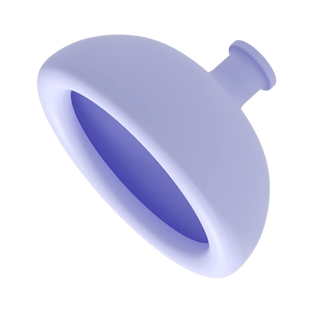 Articole diverse pentru copii - Dispozitiv Terapeutic Sputa, Cupa pentru Terapie Toracica, Dispozitiv de Eructare, pentru Adulti si Copii, 10 x 6.5 cm, din Silicon, Mov