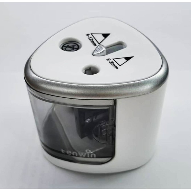 Ascutitoare Electrica cu 2 Gauri, Gri, Baterii 4 x AA (neincluse), 7.5 x 7.5 x 7.5 cm, Gri [2]