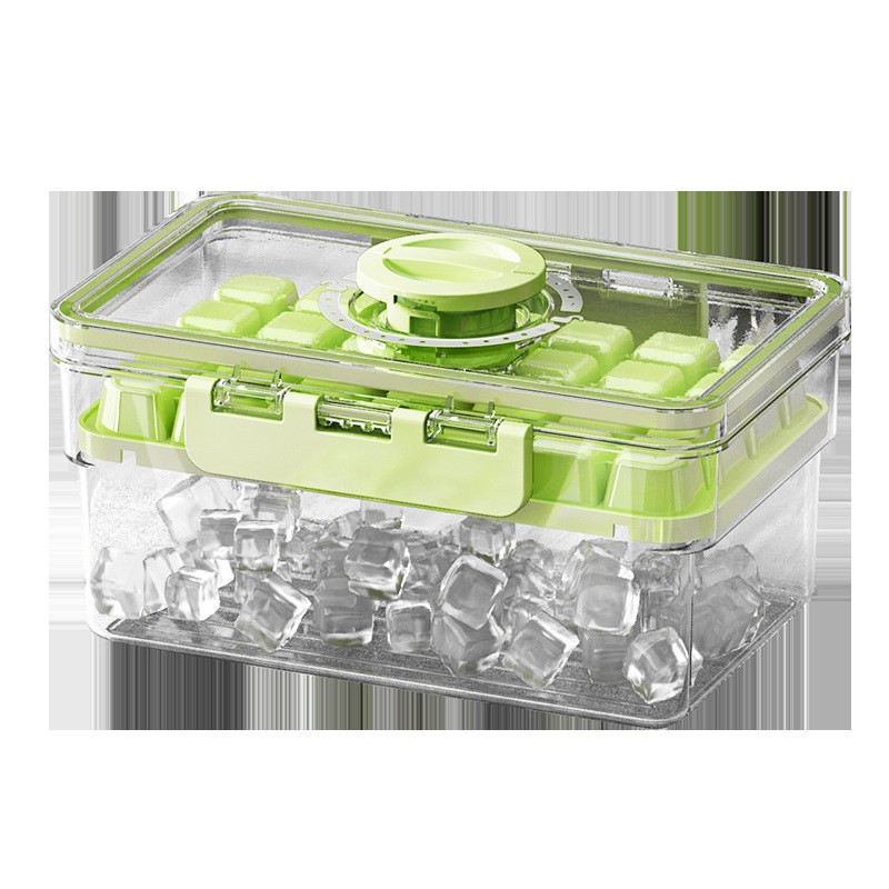 Forma de Gheata, Doua Straturi, Inchidere Etans, din PP+PET, 19 x 12 x 9.5 cm, Verde [2]