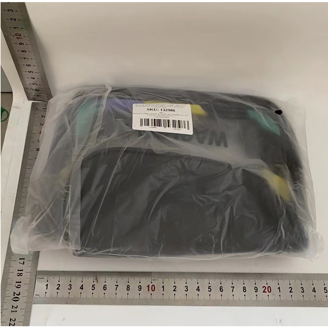 Geanta Cosmetice de Voiaj Impermeabila, Translucida Mata, 22 x 16 x 14 cm, Negru [1]