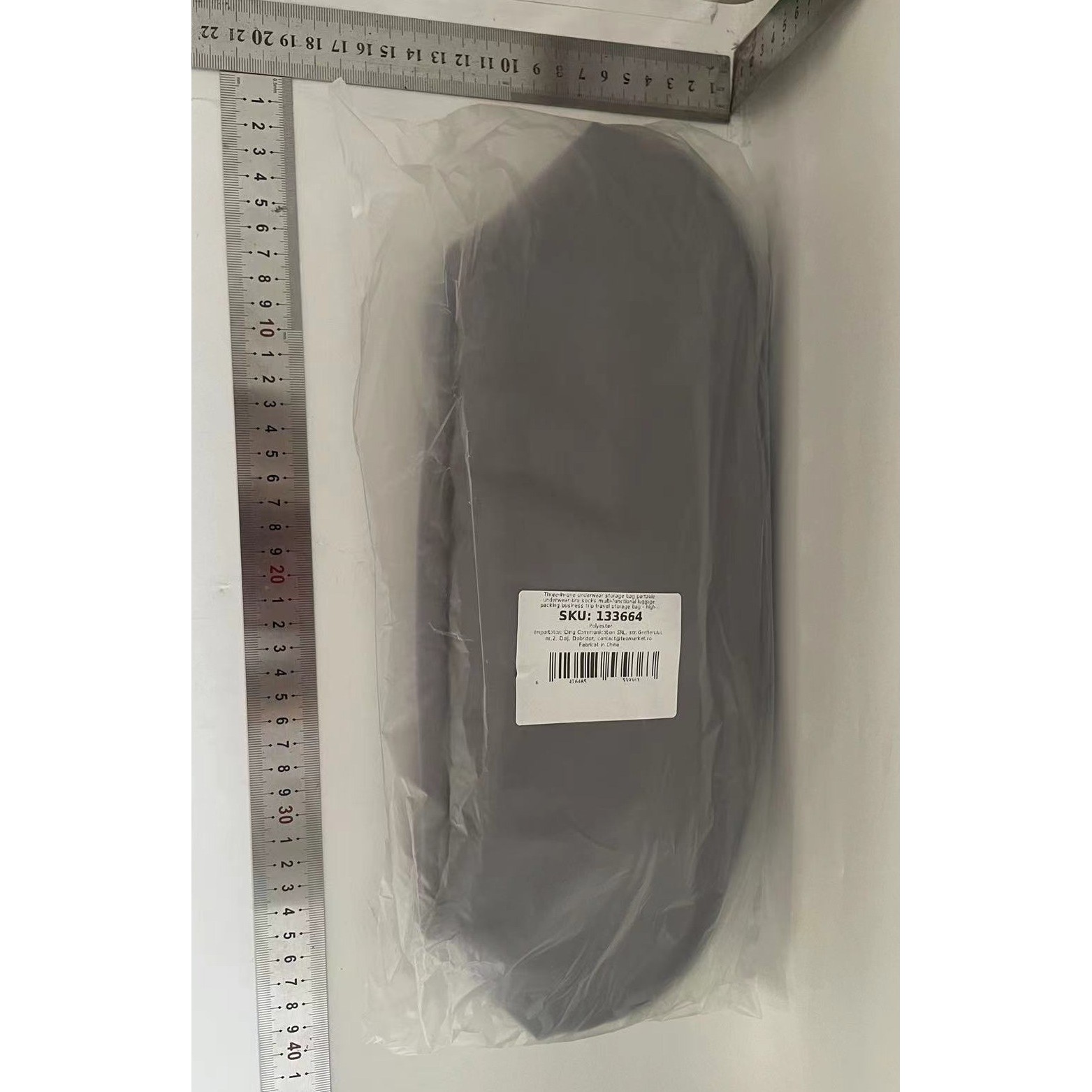 Geanta de Calatorie, pentru Cosmetice si Articole de Toaleta, Material Impermeabil, 2 in 1, Portfard Interior Detasabil, 23 x 16 x 8 cm, Verde [5]