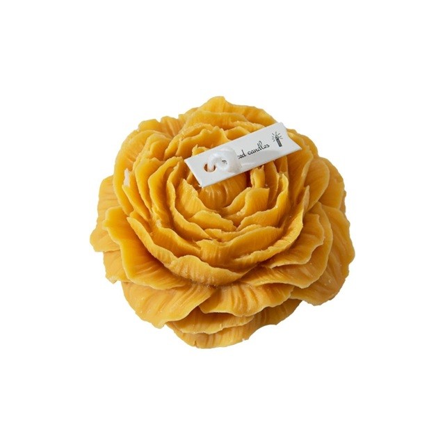 Lumanare Parfumata, Model Trandafir, Ardere 10h, 70 g, 7.5 x 3.5 cm, Parfum de Citrice, Portocaliu [5]