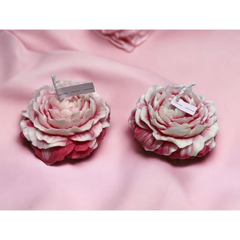 Lumanare Parfumata, Model Trandafir, Ardere 10h, 70 g, 7.5 x 3.5 cm, Parfum de Trandafir, Rosu [1]