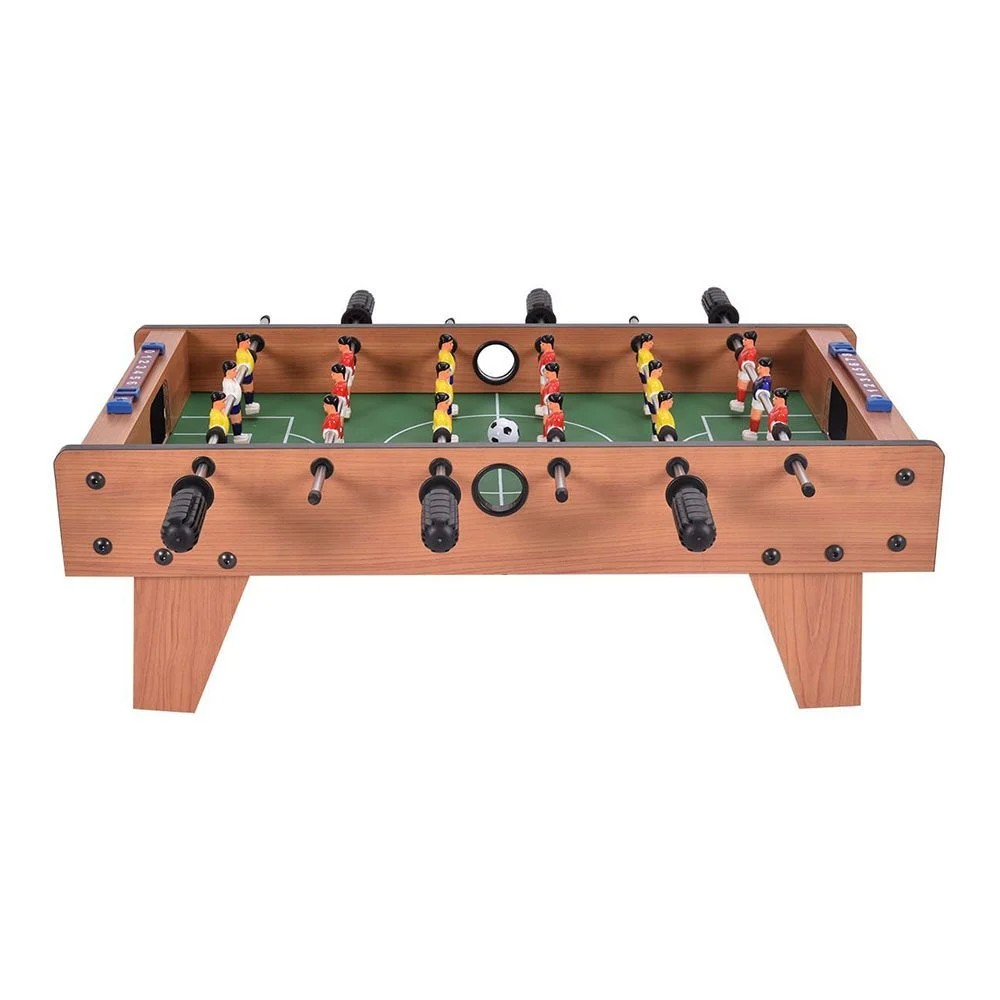 Masa de Fotbal cu Teren si 18 Jucatori 6 Manere, cu Tablou pentru Scor, din Metal, Lemn si ABS, 69 x 36.5 x 23 cm, cu Picioruse, pentru copii/adulti [3]