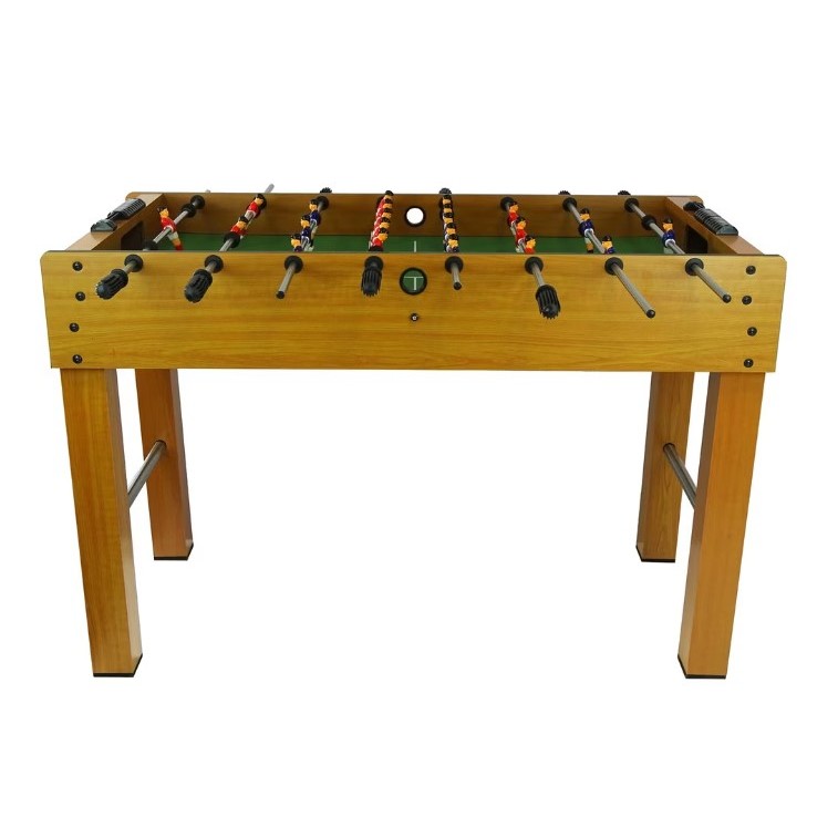 Masa de Fotbal cu Teren si 21 Jucatori 8 Manere, cu Tablou pentru Scor, din Metal, Lemn si ABS, 120 x 61.5 x 81 cm, cu Picioare, pentru copii/adulti [6]