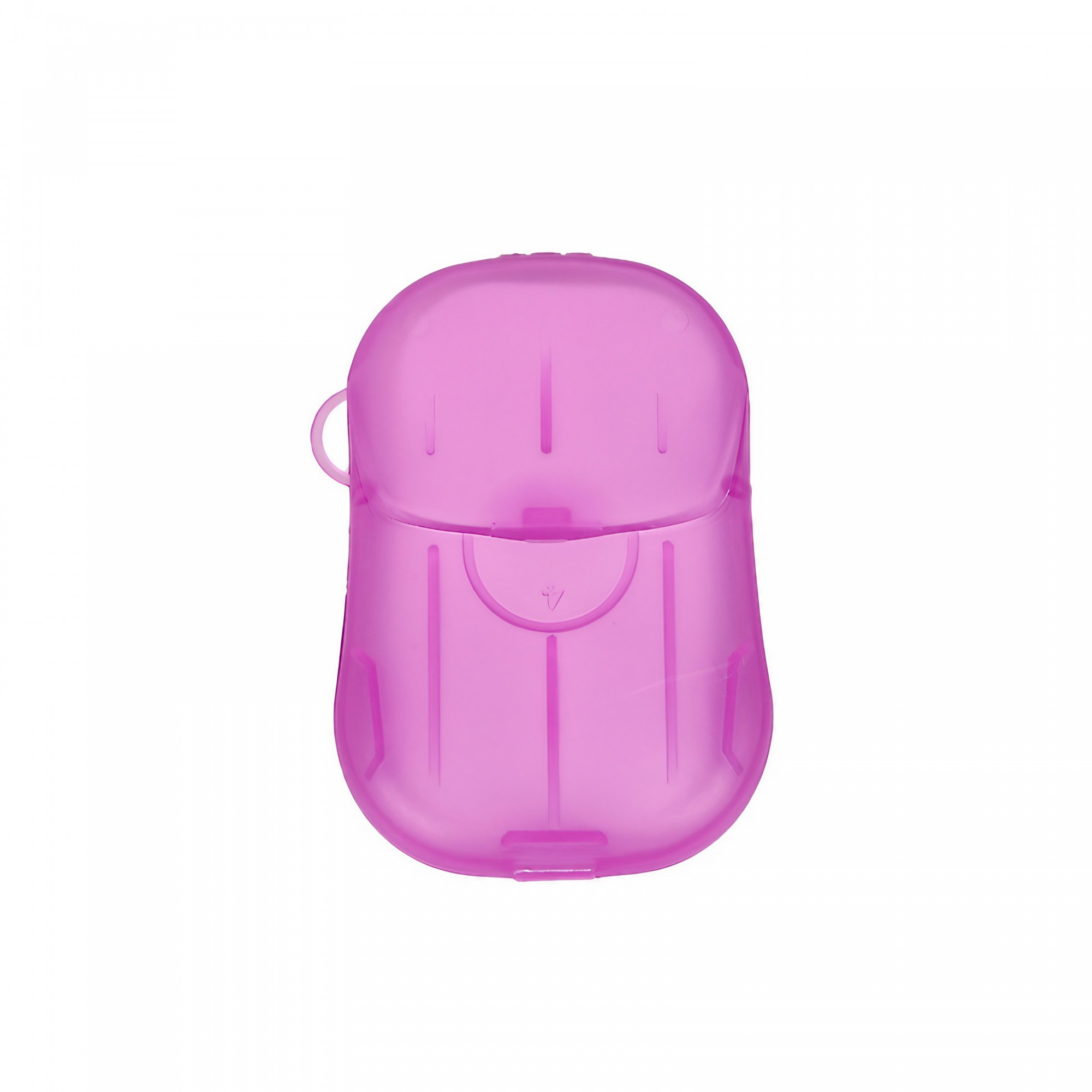 Mini Cutie de Sapun din Hartie, de Unica Folosinta, Portabila, Potrivit pentru Calatorii, 20 buc, Roz [3]