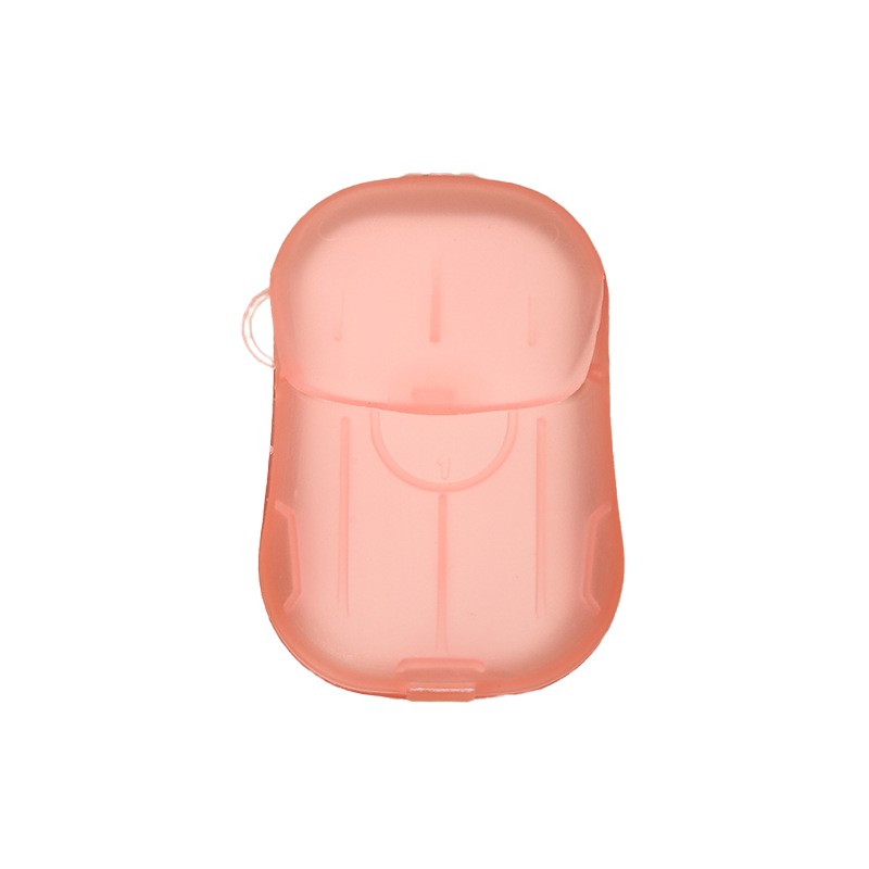 Accesorii Ingrijire Casa - Mini Cutie de Sapun din Hartie, de Unica Folosinta, Portabila, Potrivit pentru Calatorii, 20 buc, Portocaliu