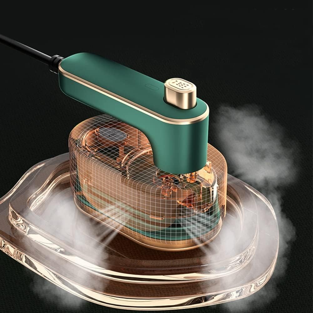 Mini Fier de Calcat, Pliabil si Portabil, Calcare Verticala/Orizonala, cu Abur, 50 ml, 40W, 10.5 x 12 cm, Verde [5]