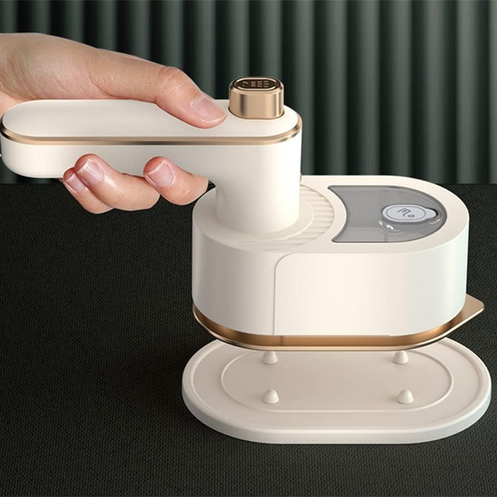 Mini Fier de Calcat, Pliabil si Portabil, Calcare Verticala/Orizonala, cu Abur, 50 ml, 40W, 10.5 x 12 cm, Alb [2]