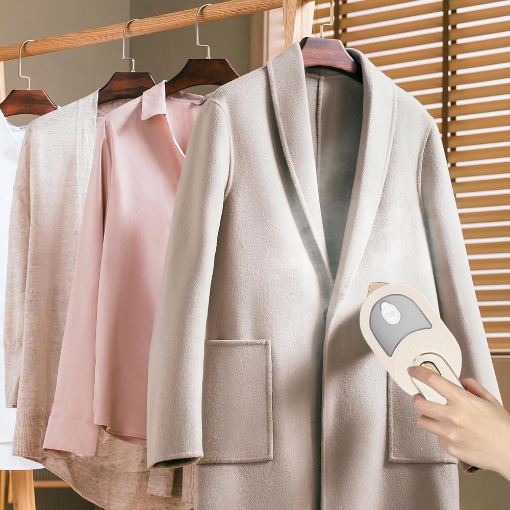 Mini Fier de Calcat, Pliabil si Portabil, Calcare Verticala/Orizonala, cu Abur, 50 ml, 40W, 10.5 x 12 cm, Alb [6]