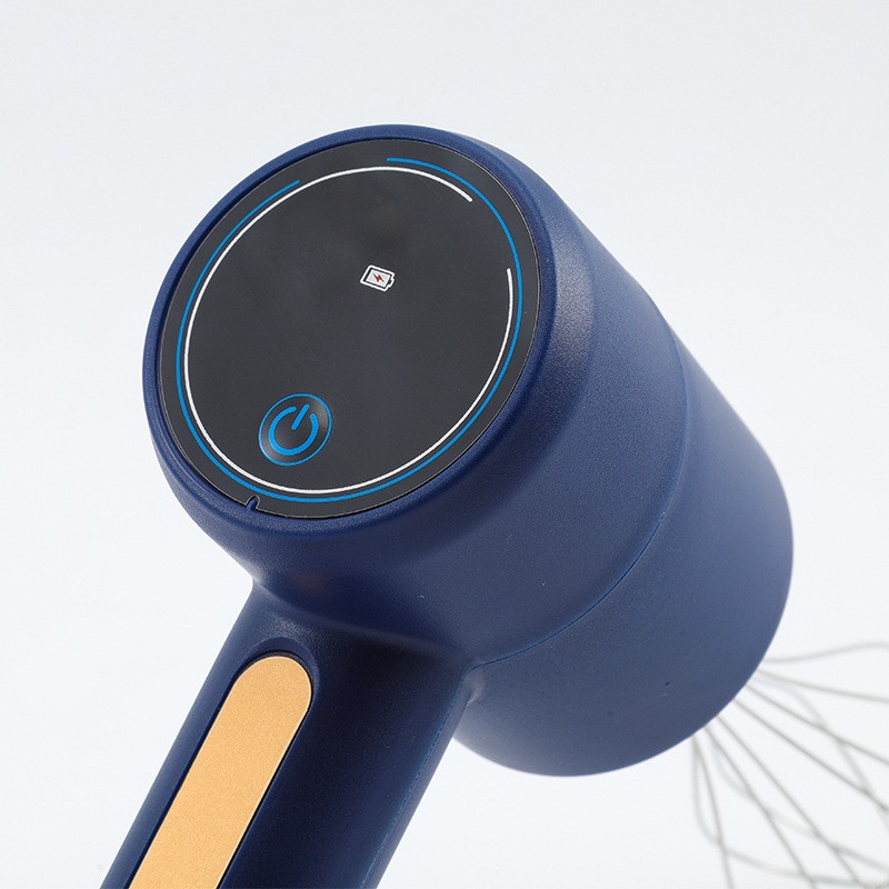 Mixer Electric fara Fir, pentru Uz Casnic, pentru Oua Smantana Frisca, Maner Plastic, Usor de Utilizat si Depozitat, 3 Accesorii, Albastru Inchis [2]