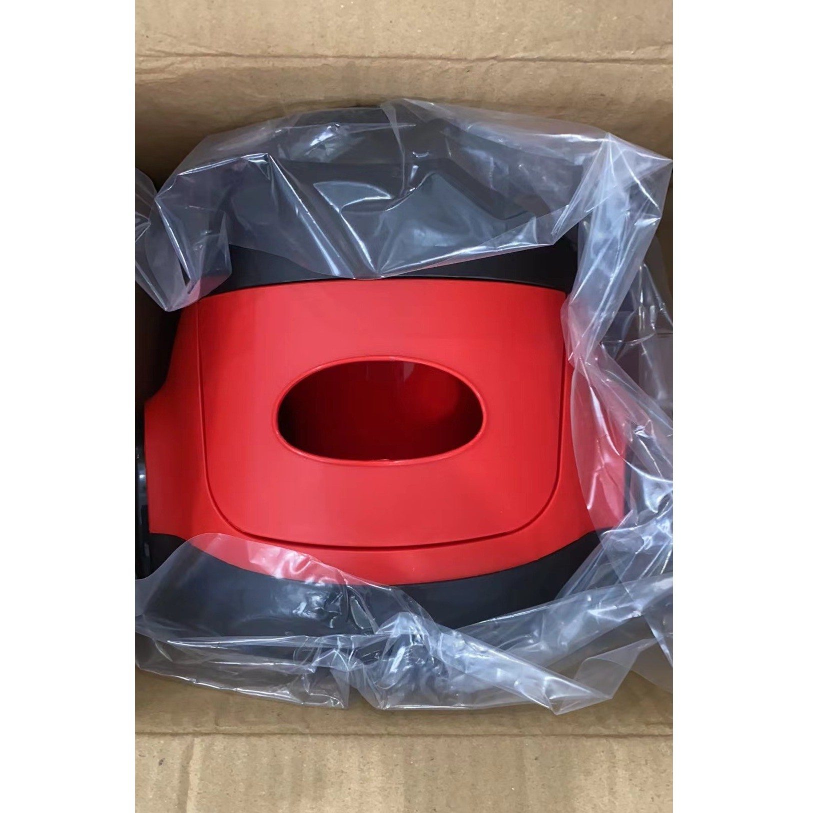 Olita pentru Copii, +1an, Portabila, Design Masinuta cu Capac, Model Prietenos, Non-Toxic, Compartiment Detasabil, Usor de Curatat, Rosu [8]