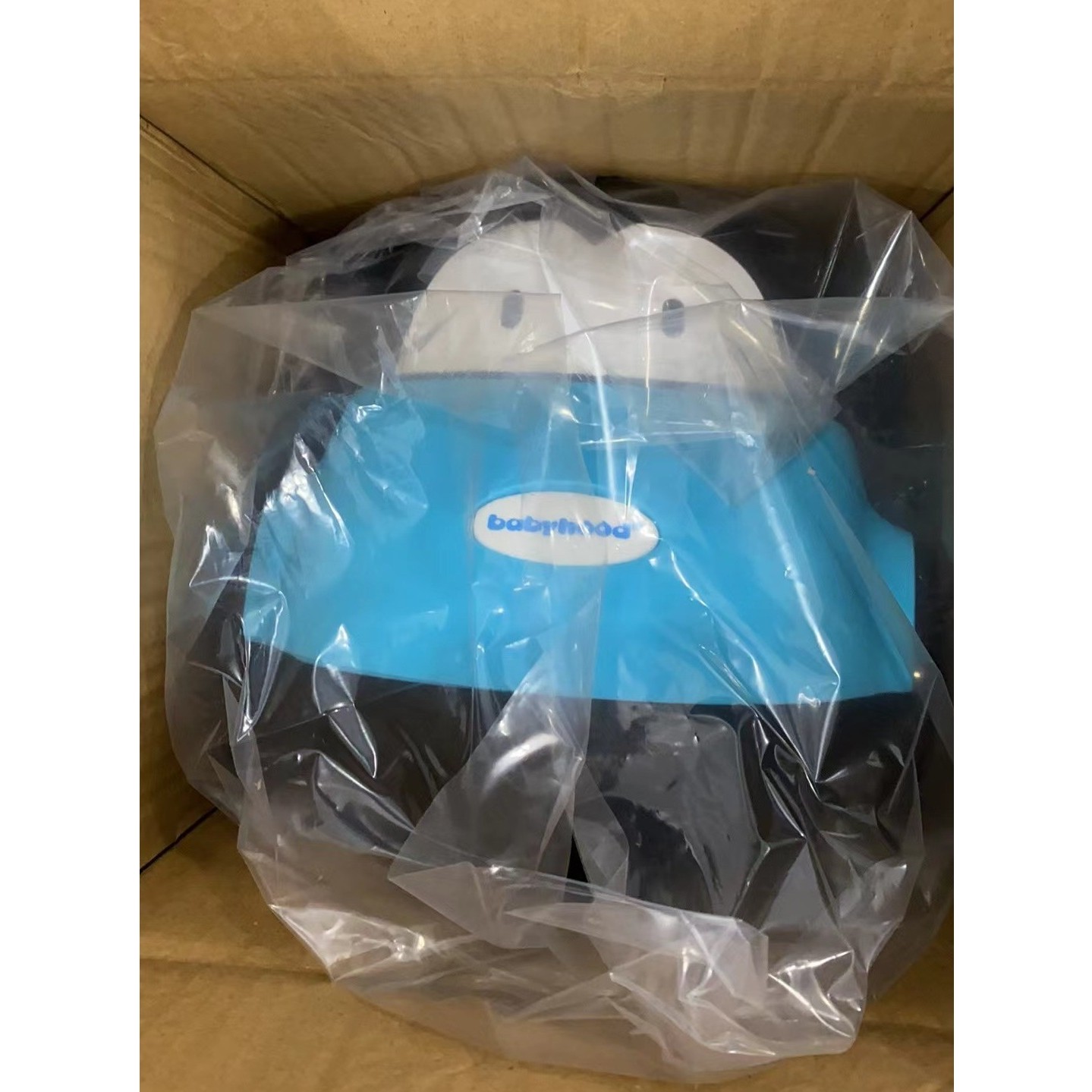 Olita pentru Copii, +1an, Portabila, Design Masinuta cu Capac, Model Prietenos, Non-Toxic, Compartiment Detasabil, Usor de Curatat, Albastru [5]