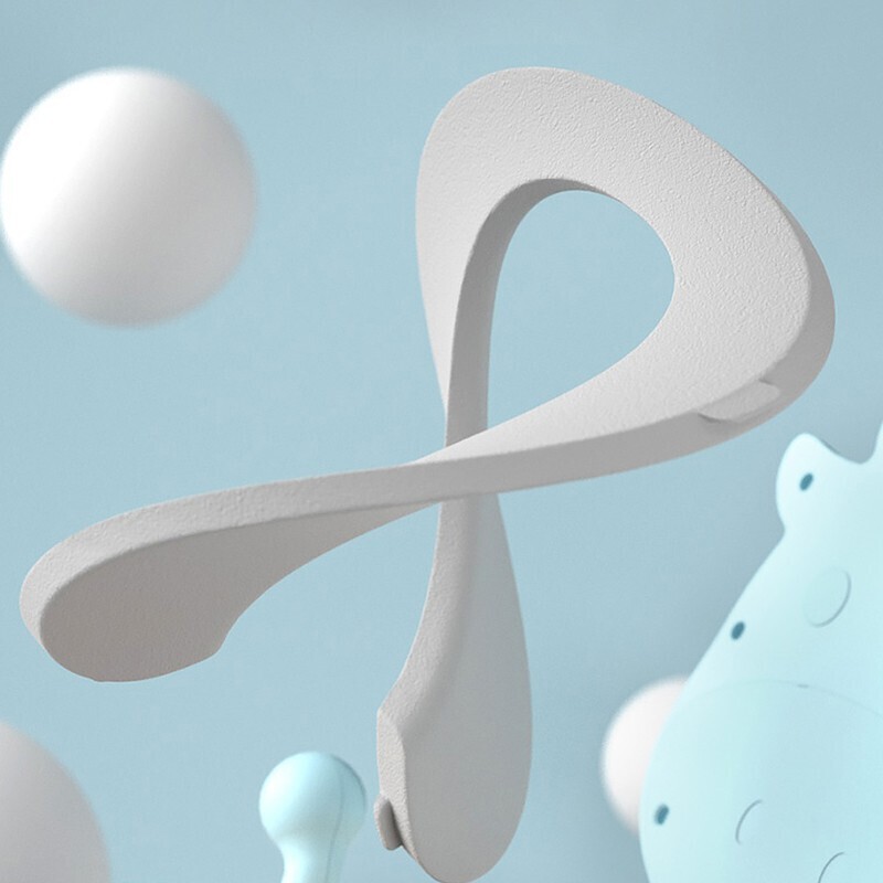 Olita pentru Copii, +1an, Portabila, Model Vacuta, cu Capac, Prietenoasa, Non-Toxic, Compartiment Detasabil, cu Manere, cu 4 Picioare, Usor de Curatat, Albastru [1]