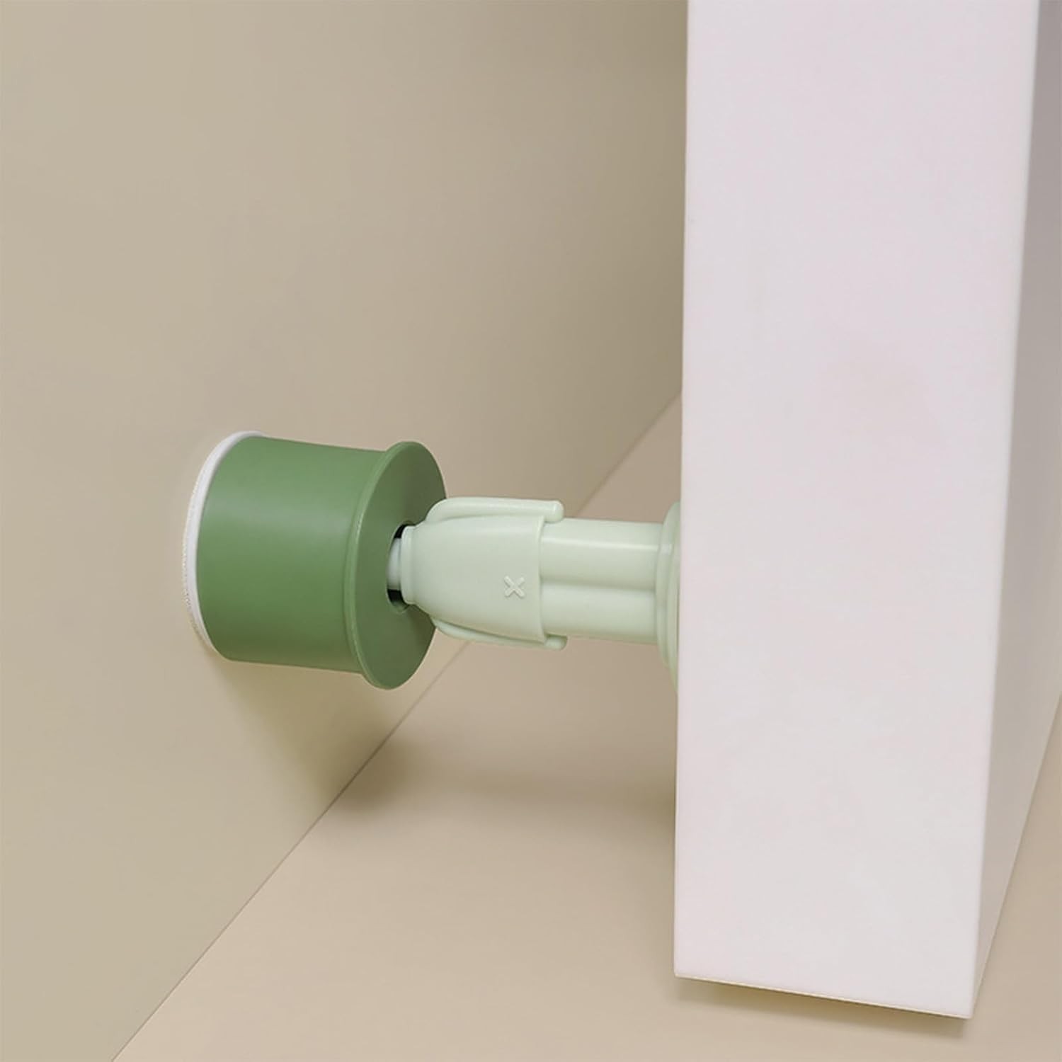 Opritor de Usa, din Silicon, Model Magicial, cu Prindere de Perete, Anti-Coliziune, 4x 8.5 cm, Verde [4]