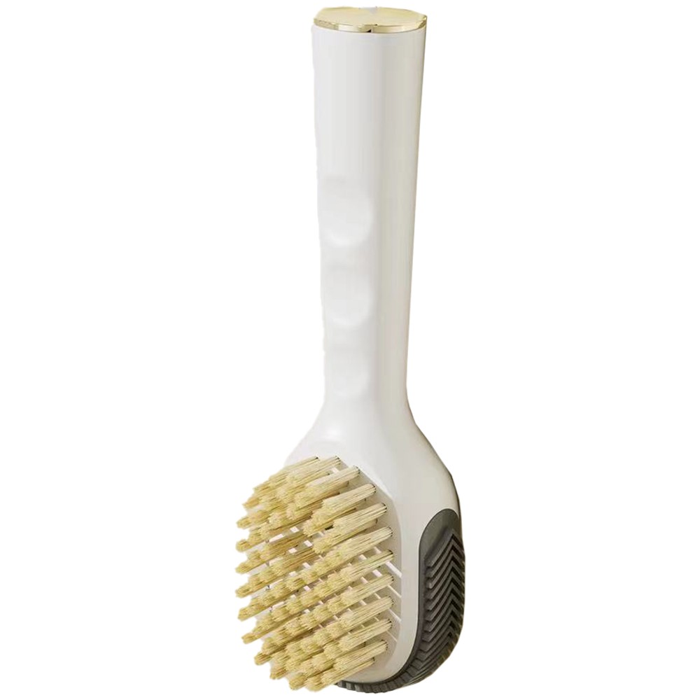 Produse ingrijire incaltaminte - Perie pentru Curatare Incaltaminte cu Recipient pentru Detergent, Perie Multifunctionala pentru Incaltaminte si Lenjerie, cu Peri Moi, Fara Deteriorare, 22x6x4 cm, Culoare Alb