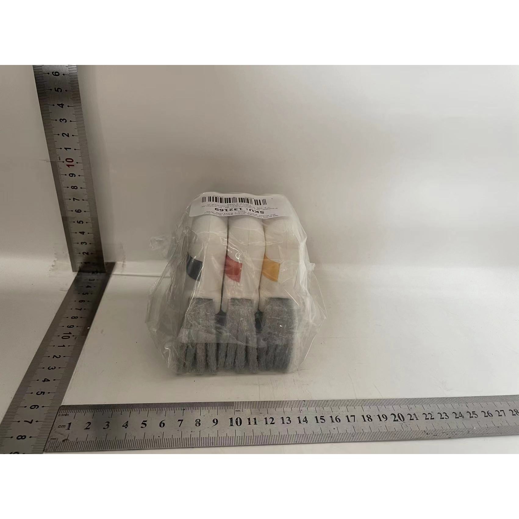 Perii de Curatat 2 in 1, Perii pentru Canalele din Ferestre si Usi, Perii pentru Colturi Moarte, pentru Geamuri, locuri greu de accesat, Alb [4]