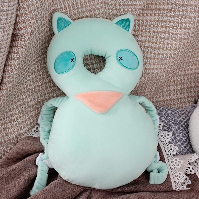 Perna tip Rucsac pentru Protectia Capului, Tetiera tip Raton, pentru Bebelusi, 33x6x19 cm, 180 g, Turcoaz [1]