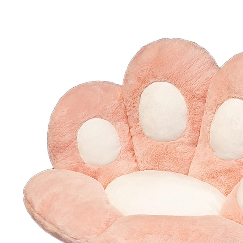 Perna Decorativa, Model Laba de Pisica, din Plus, pentru Scaun/Canapea/Podea, 80 x 70 cm, Roz [1]