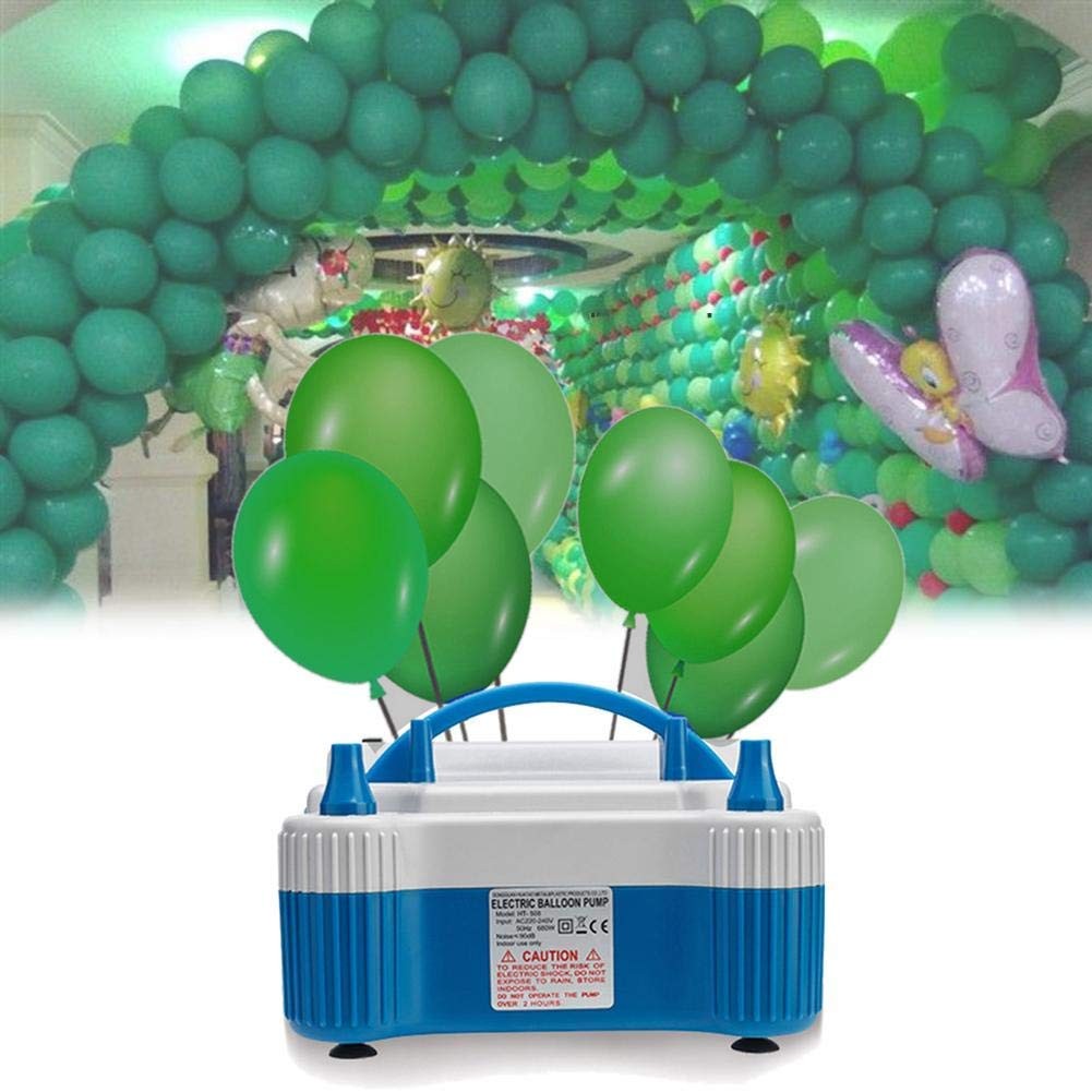 Pompa Electrica Pentru Umflat Baloane, 700 W, Doua Capete de Umflat, din Plastic, Albastru [1]