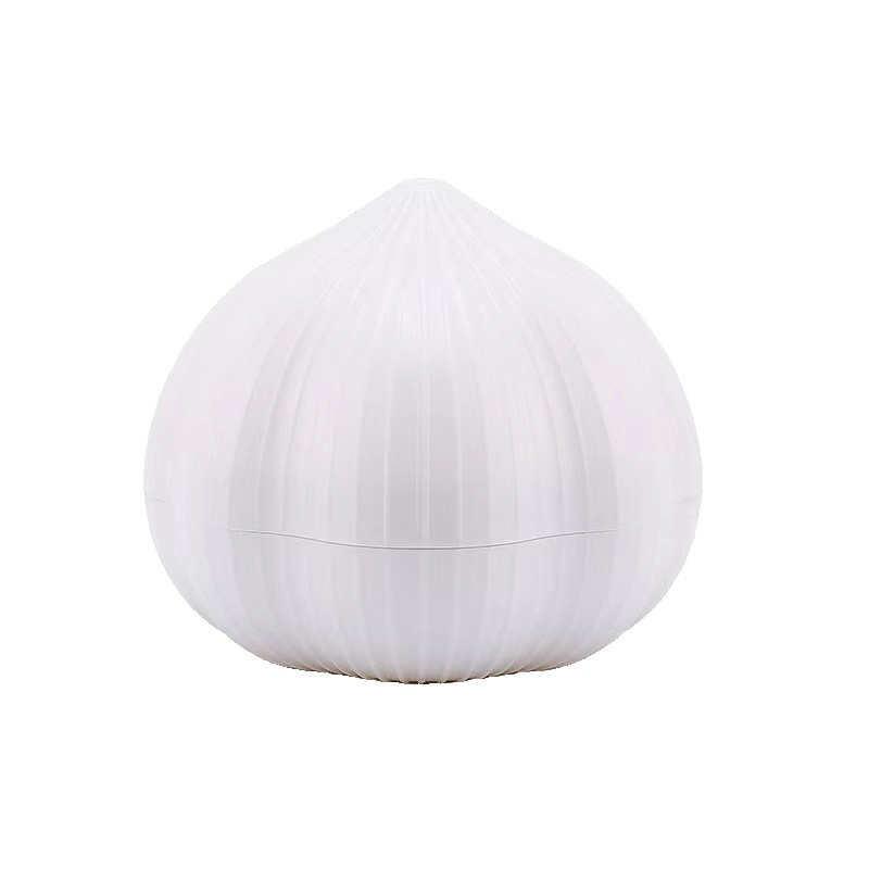 Ustensile pentru Bucătărie - Presa Manuala pentru Usturoi, Model Usturoi, 7 x 7.5 cm, din Plastic, Alb