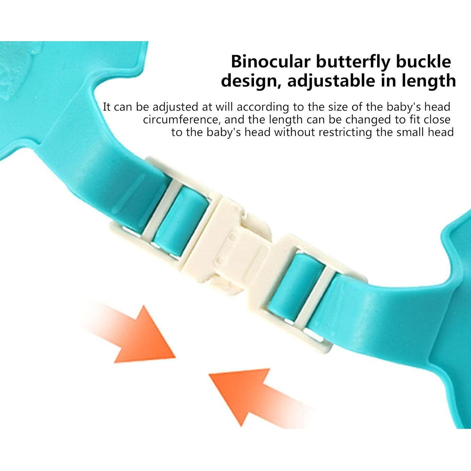 Viziera de Protectie Baie Pentru Copii, Fippy, Model Dinozaur, Dimensiune ajustabila, Durabil, Usor de curatat, Impotriva Samponului, pentru Ochi si Urechi, TPE+PP, 22x21 cm, Albastru [5]