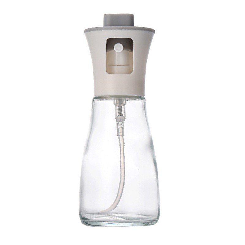 Articole pentru Bucatarie - Pulverizator pentru Ulei, Pulverizator din Sticla pentru Otet sau Alte Lichide, Simplu Reincarcabil, Multifunctionale, 17.3 x 5.6 cm, Capacitatea 170 ml, Alb