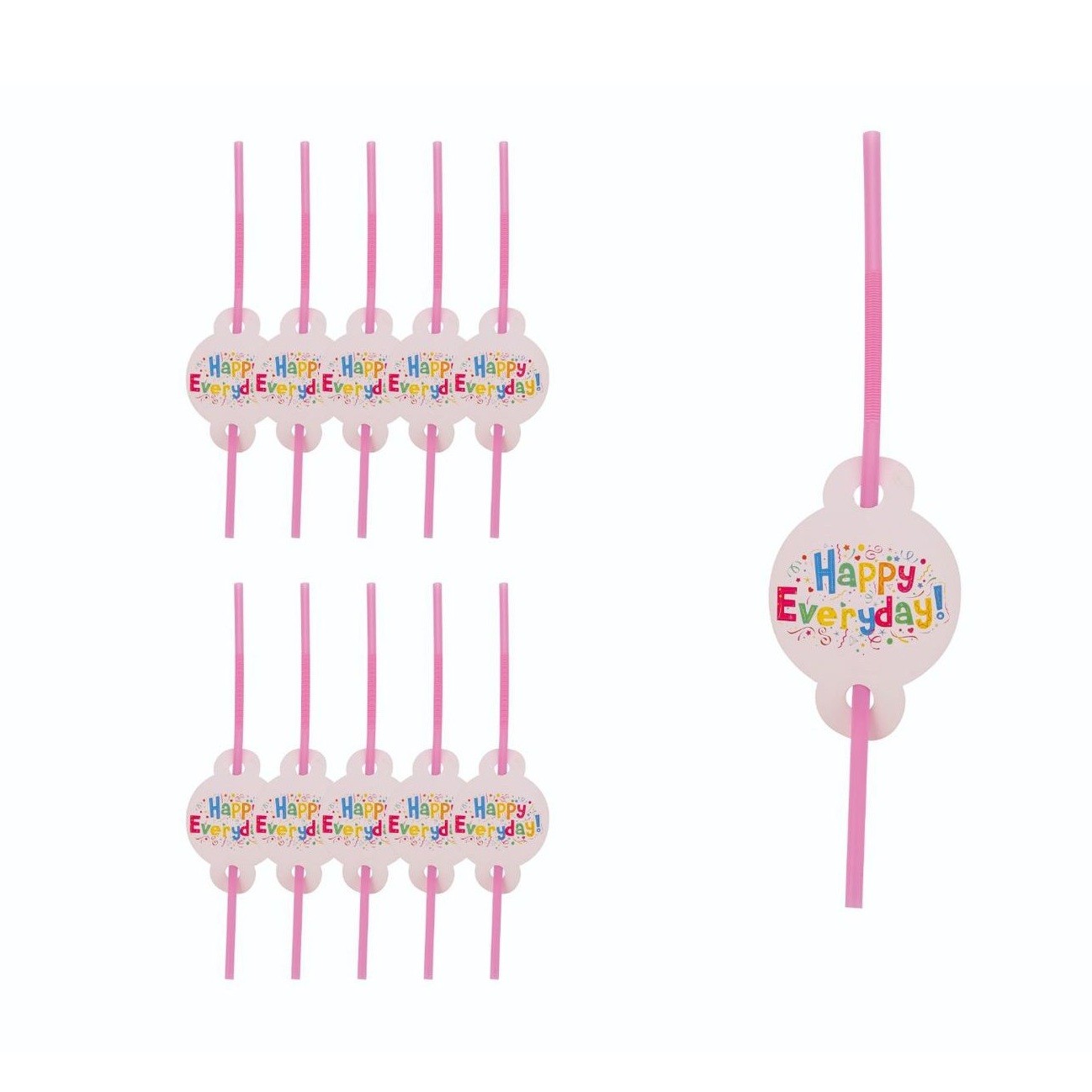 Set 10 Paie, Model Happy Everyday, 31 x 16 cm, Multicolor [2]