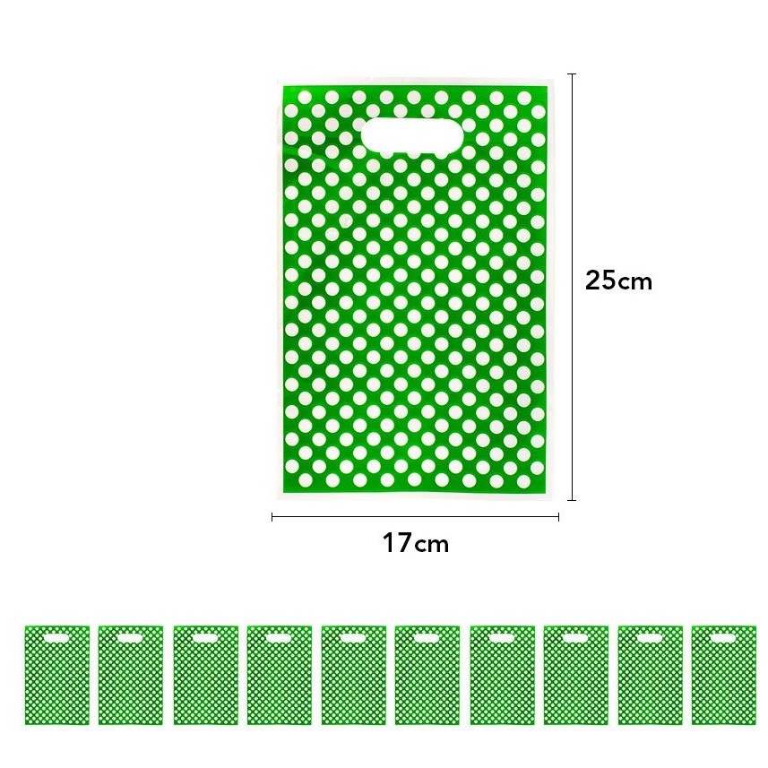 Set 10 Pungi de Cadou, Colectia Dino Park, 25 x 17 cm, din PE, Multicolor [1]