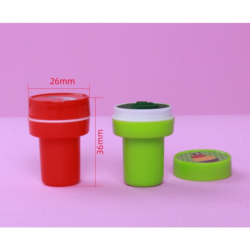 Set 10 Stampile, pentru Copii 4-6 Ani, Model Printese din Desene, 20 x 5 x 2 cm, Multicolor [5]