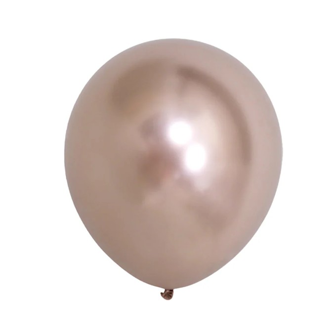 Baloane Latex - Set 12 Baloane, din Latex Chrome, 25 cm, Sampanie