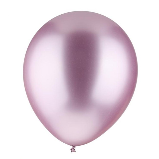 Baloane Latex - Set 12 Baloane, din Latex Chrome, 30 cm, Mov Deschis