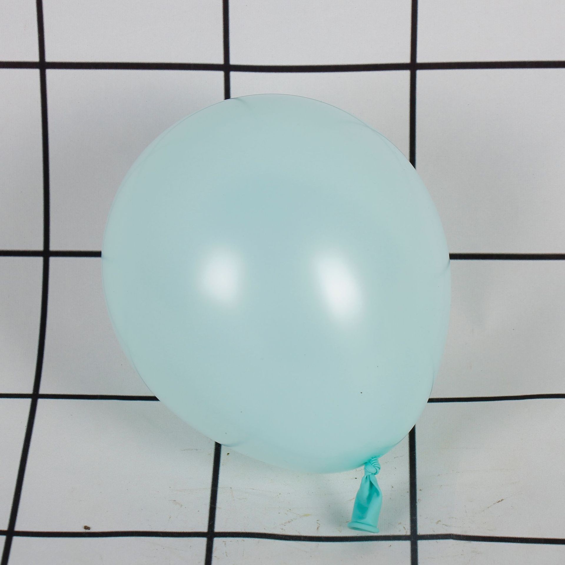 Set 12 Baloane, din Latex Macaroon, 30 cm, Albastru [2]