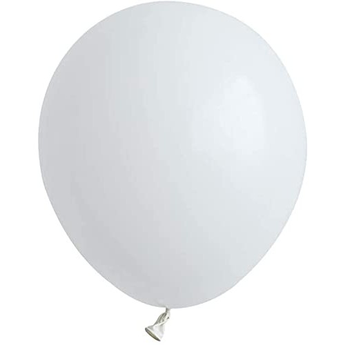 Baloane Latex - Set 12 Baloane, din Latex Standard, 25 cm, Alb
