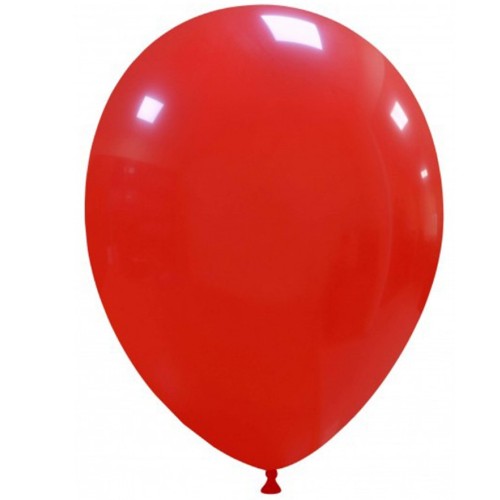 Baloane Latex - Set 12 Baloane, din Latex Standard, 25 cm, Rosu