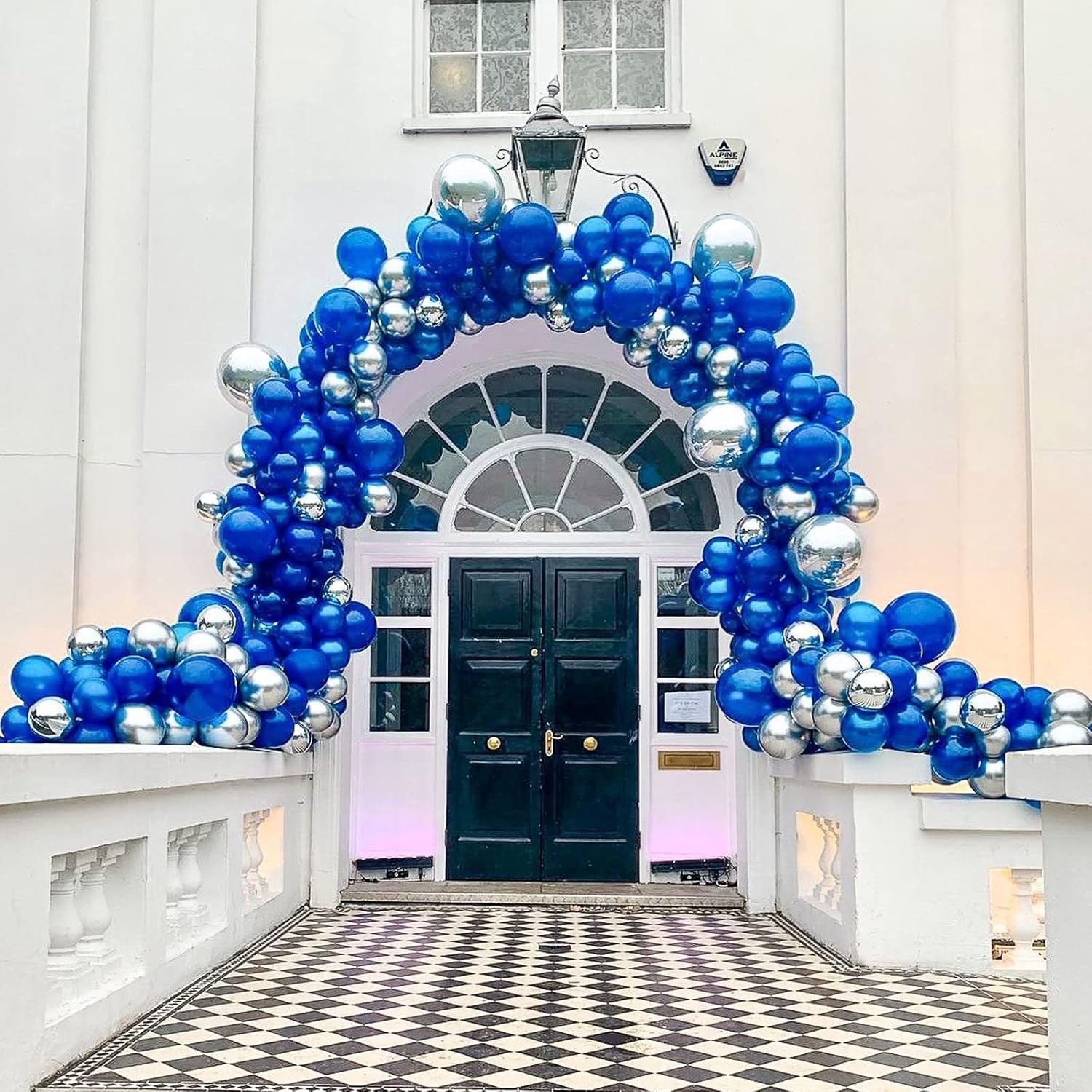 Set 12 Baloane, din Latex Standard, 30 cm, Albastru [4]