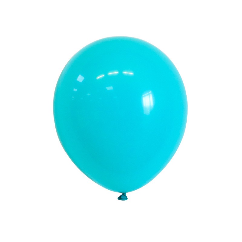 Set 12 Baloane, din Latex Standard, 30 cm, Turcoaz [4]