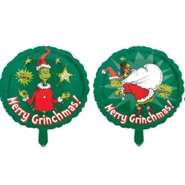Baloane Folie - Set 2 Balone Verzi Craciun 44 x 53 cm
