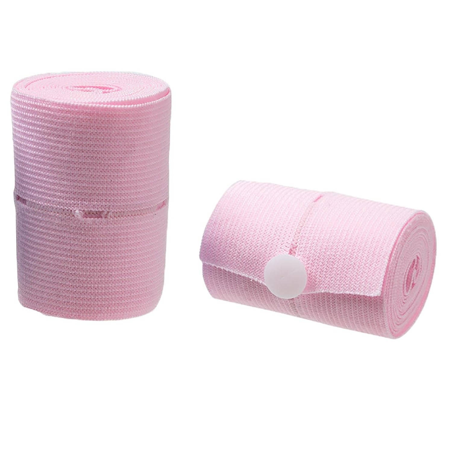 Diverse Casa - Set 2 Centuri de Monitorizare a Ritmului Cardiac Fetal, Material Moale si Elastic, 6 x 130 cm, Roz