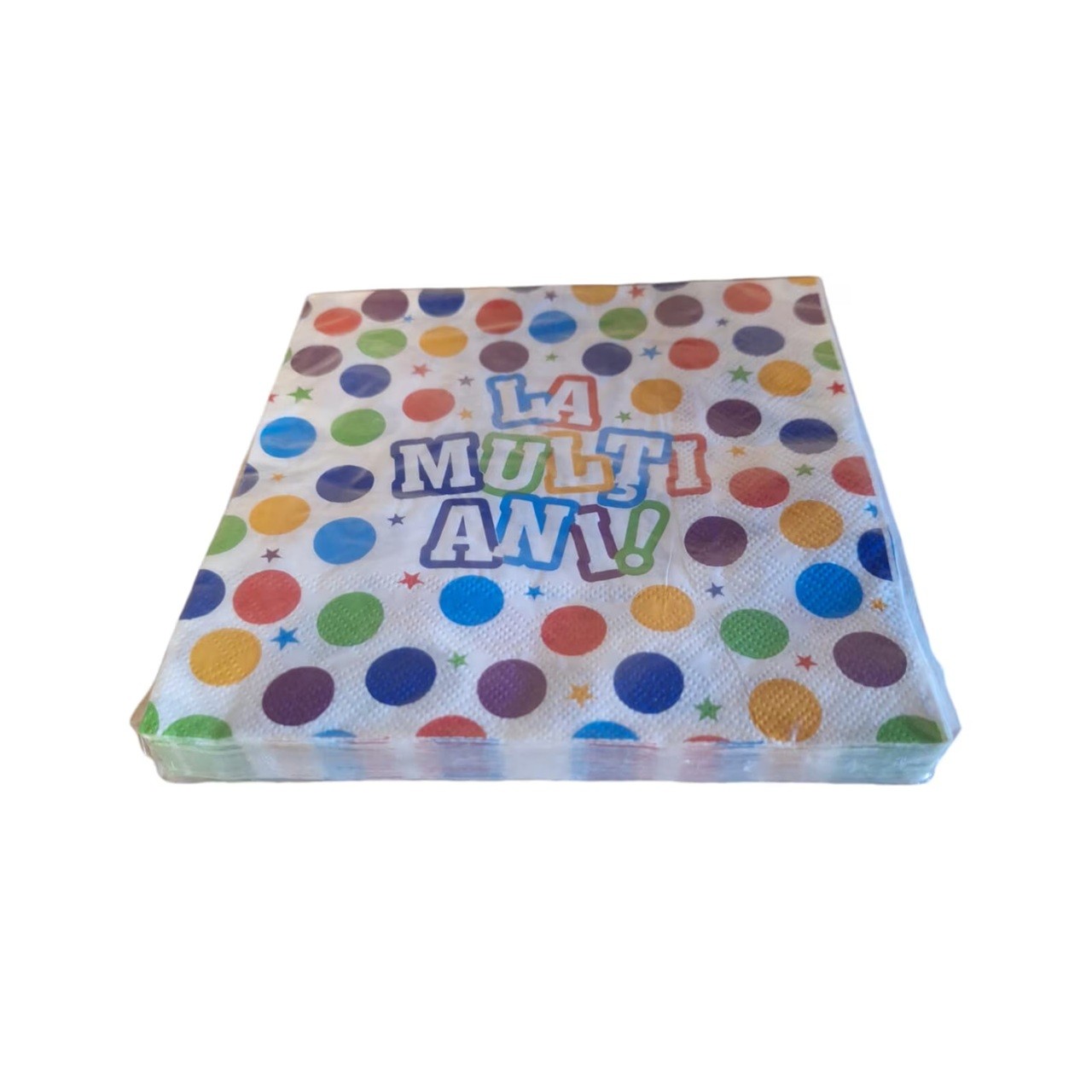 Set 20 Servetele de Masa, Colectia LA MULTI ANI, 33 x 33 cm, din Hartie, Multicolor [2]