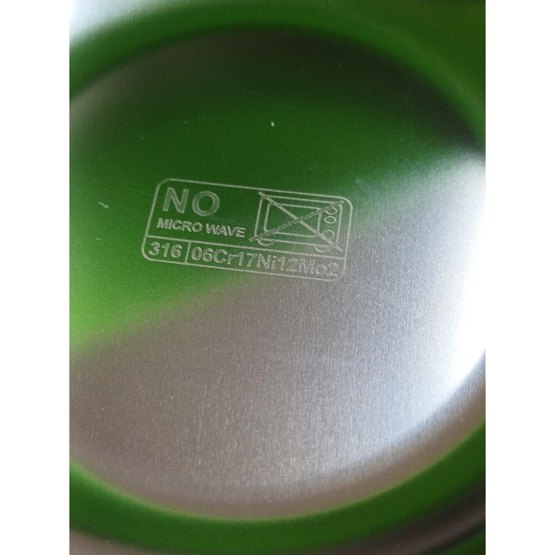 Set 3 Piese Diversificare Bebelusi si Copii, Bol, Lingura si Furculita, Model Broscuta, din Silicon si Otel Inoxidabil, Verde [4]