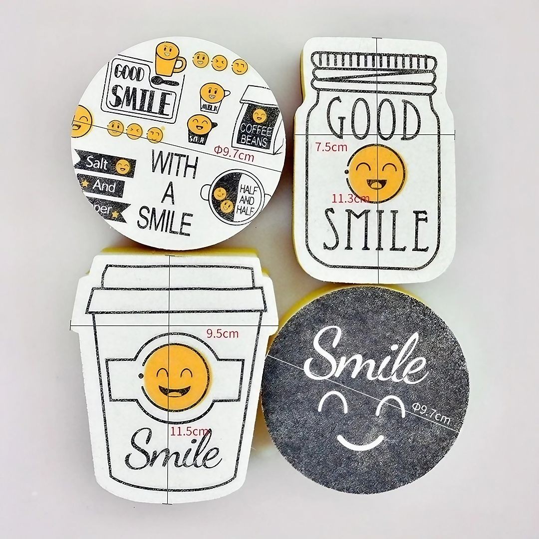 Set 4 bureti de vase cu tematica Funny Model 2 [1]