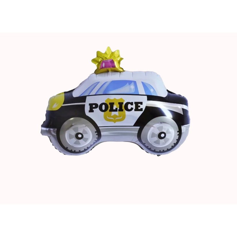 Set 5 Baloane Folie Metalizata, Figurine Masini, 30 cm, Ambalaj Individual, Pai inclus, Umflare cu Aer sau Heliu, Multicolor [5]