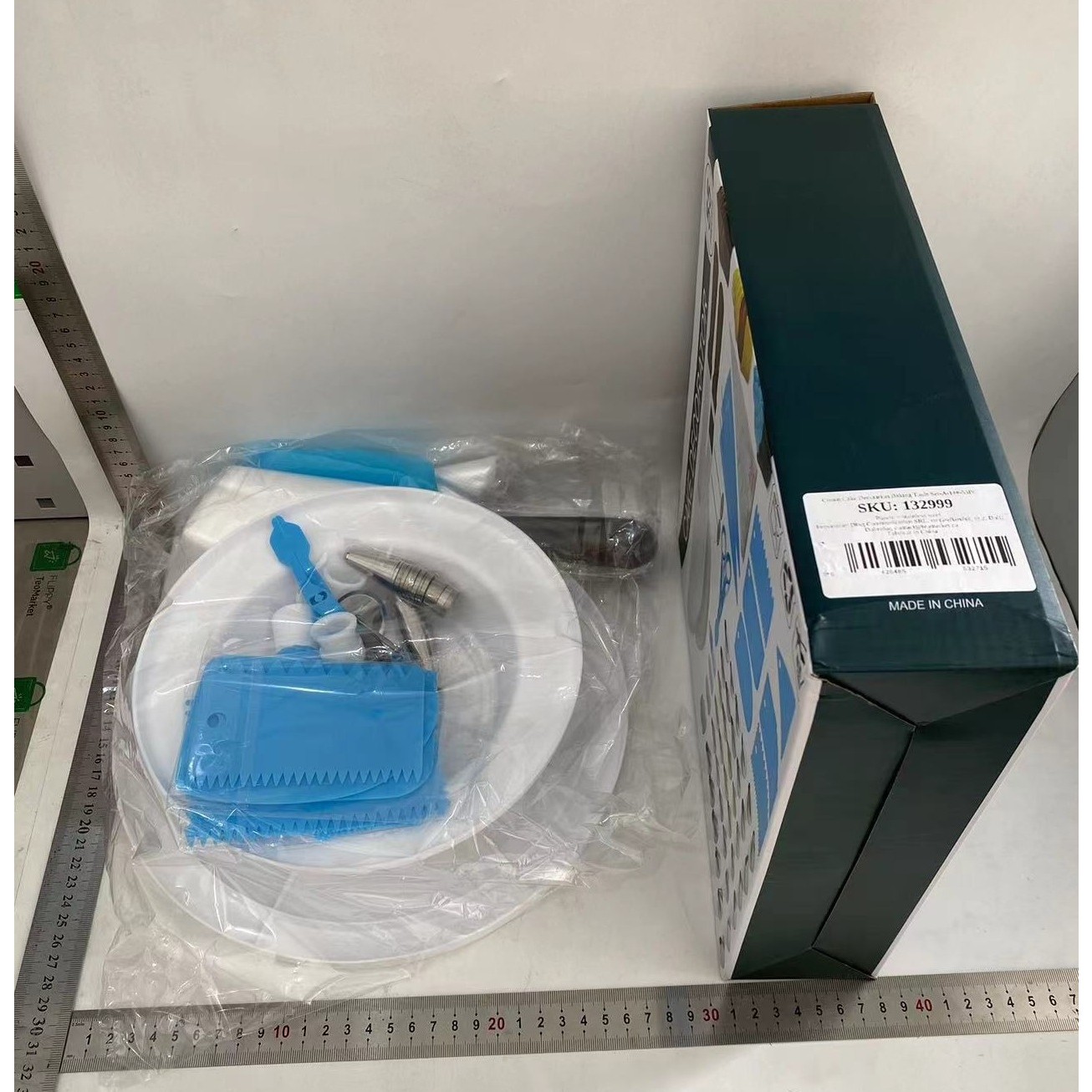 Set 55 Piese Ustensile pentru Ornare Prajituri, din Plastic si Otel Inoxidabil, Multicolor [3]